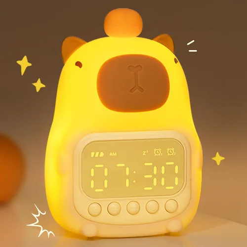 Vista 13 de MASHI Cat Kids - Reloj despertador con tiempo para despertar, entrenador de Gato