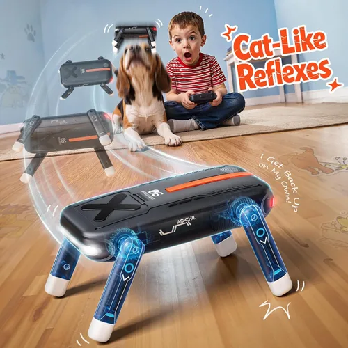 Vista 2 de Ruko R1 Mini Robot Dog, 4 vías de acrobacias Flip & Perro robot