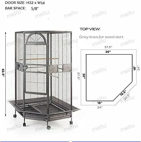Vista 2 de Seny Parrot Escape - Jaula para pájaros (ordinario)