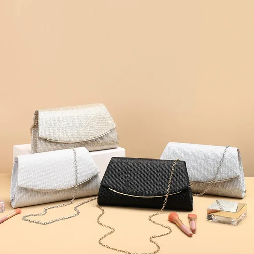 Vista 4 de ZHANNI - Bolsa de noche para mujer y mujer con cadena desmontable