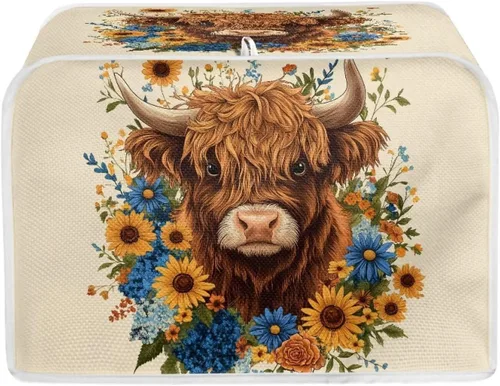 Vista 29 de Talayituse Autumn Maple Leaf Print Toaster Cover 2 Slice Bread Toaster Oven Cover Washable Toasters Dust Covers Kitchen Small Appliance Covers