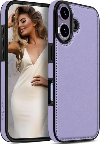 Vista 17 de LOHASIC Funda para iPhone 17e, para iPhone 16e, funda de cuero, delgada y delgada de lujo, agarre antideslizante, resistente a prueba de golpes