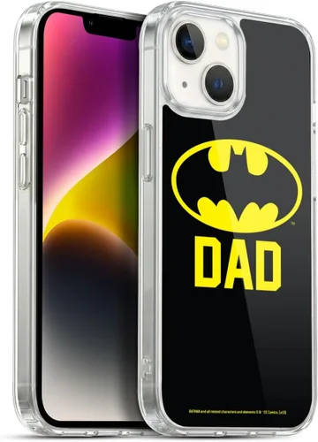 Vista 310 de Head Case Designs Funda de gel con licencia oficial de Batman DC Comics Bat Signal Logos [protección de grado militar] compatible con Apple iPhone 7