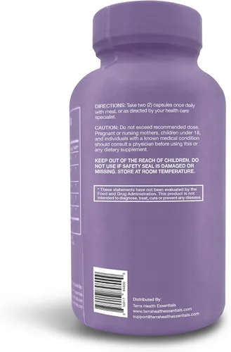 Vista 3 de Terra Health Essentials Probióticos avanzados 50 mil millones de UFC Reduce la hinchazón y los gases, apoyo inmunológico Suministro para 30