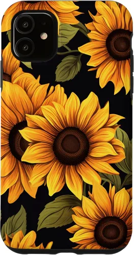 Vista 8 de Aesthetic Sunflowers Funda con diseño de flores silvestres para iPhone 17