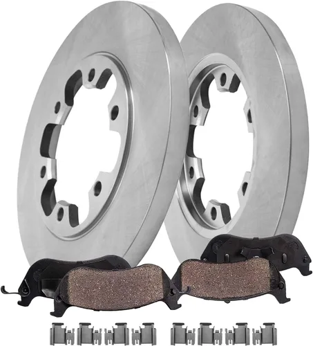 Vista 11 de Detroit Axle - Pinzas de freno traseras para el lado del pasajero + pastillas de freno de cerámica con herramientas de repuesto para Acura CL TL