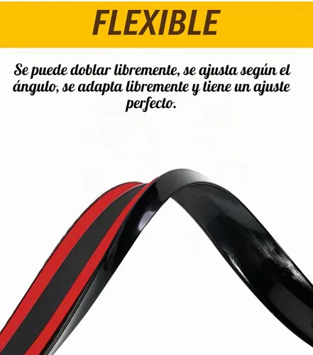 Vista 2 de ESEWALAS Alerón Trasero Universal para Exterior de Carro, Kit de Labio de Alerón de Maletero de Carro para Techo, Alerón para Carros, Kit de Alerón