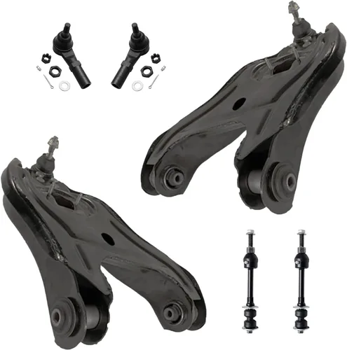 Vista 146 de Detroit Axle - Kit de extremo delantero para Chrysler 300 Dodge Charger 2011-2023 Challenger, 2 Lower Rearward Control Arms 2 Outer Tie Rods 2