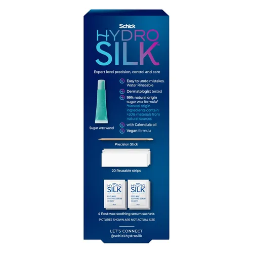 Vista 10 de Schick Hydro Silk - Varita de cera de azúcar Lápiz de cera de cejas, depilación facial y labial, depilatorio de depilación facial, 0.7 onzas