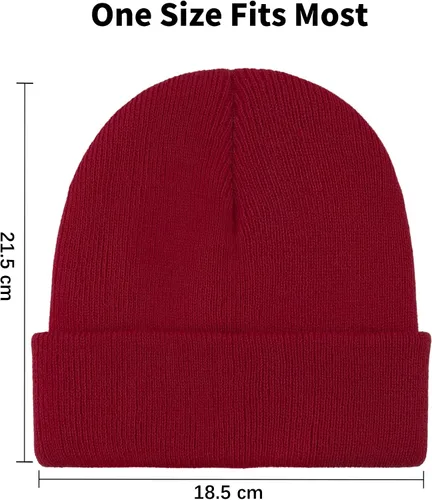 Vista 2 de Cooraby Gorro de invierno cálido gorro de punto suave para hombres o mujeres