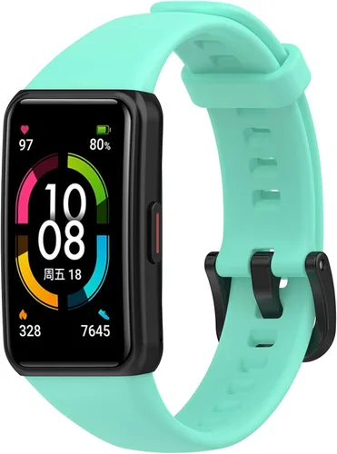 Vista 8 de TenCloud Paquete de 5 correas para reloj inteligente Honor Band 6, compatible con Huawei Honor Band 6, correa de repuesto impermeable