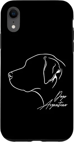 Vista 25 de Funny Proud Dogo Argentino Profile Dog Mom Dog Dog Case para iPhone 17