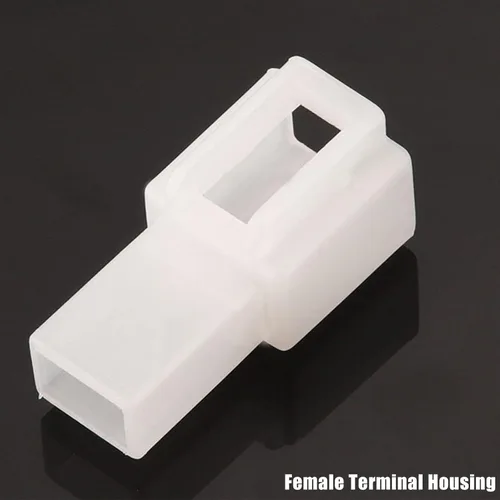 Vista 2 de Conector de pala macho hembra de empalme rápido, caja de carcasa para relé de cableado eléctrico, altavoz de audio para automóvil, faros delanteros