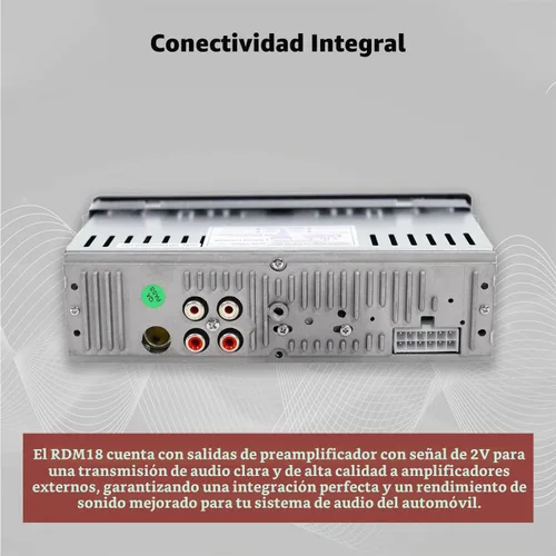 Vista 5 de Rockville RDM18 V2 in-Dash Coche Digital Medios Bluetooth AM/FM/MP3