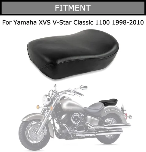 Vista 8 de PSLER Asiento de pasajero trasero para XVS V-Star Classic 1100 1998-2010
