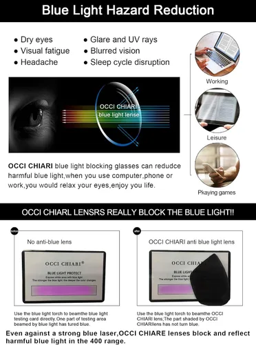 Vista 2 de Occi Chiari - Lentes de lectura para mujer 1.0 1.25 1.5 a 6.0