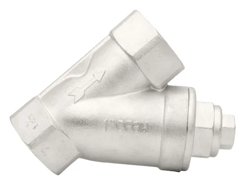 Vista 9 de Colador Y de Acero Inoxidable de 1/4" - 800WOG, FxF NPT