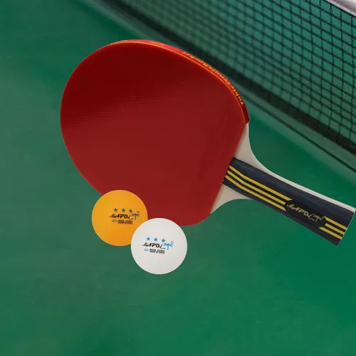 Vista 5 de MAPOL Pelota de tenis de mesa de práctica avanzada de 60/22 unidades, 3 estrellas, 40+