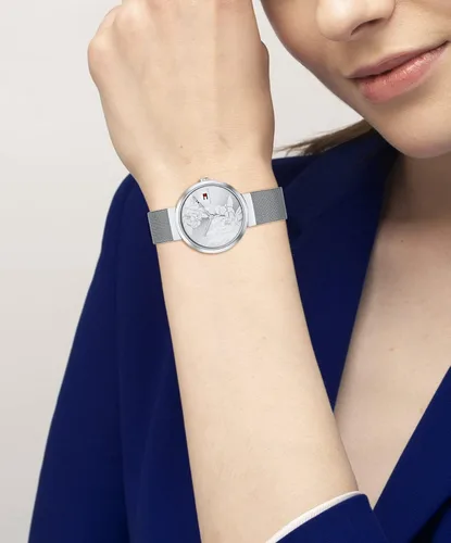 Vista 5 de Tommy Hilfiger Reloj de cuarzo para mujer con correa de acero inoxidable plateado 15 Modelo 1782469 Plateado Reloj de cuarzo