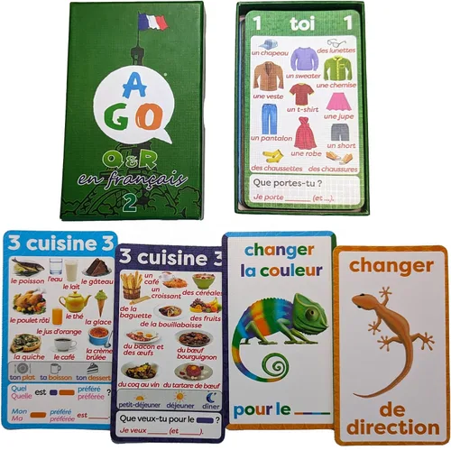 Vista 8 de AGO Auf Deutsch - Juego de cartas para principiantes que aprenden alemán! ¡Practica la conversación en alemán mientras juegas un divertido juego