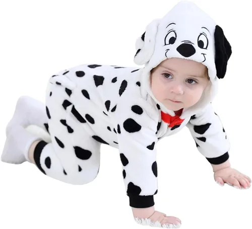 Vista 13 de ABTSHU Disfraces de animales para bebé, disfraz de Halloween para niños pequeños Dinosaurio verde