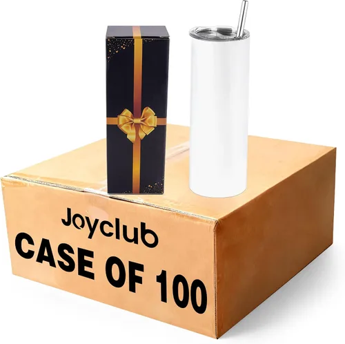 Vista 8 de Joyclub Sublimation Blanks - Vasos de 20 onzas a granel, paquete de 10