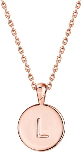 Vista 78 de PAVOI - Collar con dije de letra inicial chapado en oro de 14 quilates para mujer Collar con inicial alfabética de oro