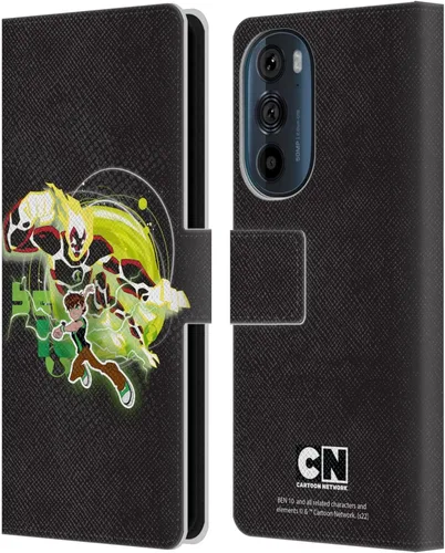 Vista 8 de Head Case Designs Funda de cuero con licencia oficial de Ben 10: Omniverse Character Art Graphics compatible con Motorola Edge 30