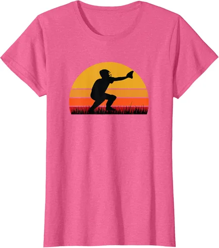 Vista 71 de Baseball Beisbol - Camiseta de jugador de pelota de defensa atrapante, Negro, S