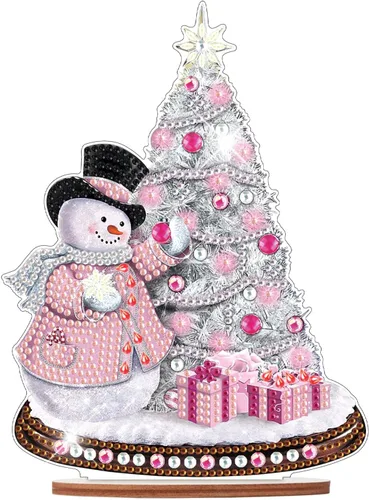Vista 30 de Kits de adornos de escritorio de pintura de diamante para adultos, ángel mamá, sosteniendo bebé, arte de diamante por números, decoraciones