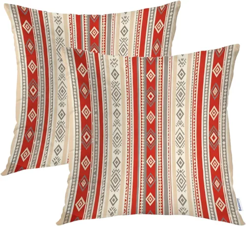 Vista 51 de Batmerry Fundas de almohada de bosque de arce otoñal, casas de sillas de madera, hojas amarillas, fundas de almohada decorativas, impresión digital