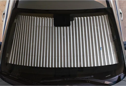 Vista 3 de Dash Designs, Inc.Retractable 21 Inches Windshield Sunshade for Honda HR-V 2023-2024 (Silver)
