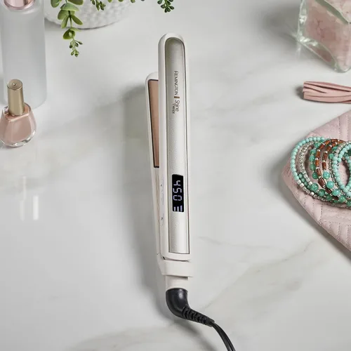 Vista 13 de Remington Shine Therapy - Plancha alisadora de pelo de 1 pulgada, plancha plana infundida con aceite de argán y queratina, plancha plana profesional