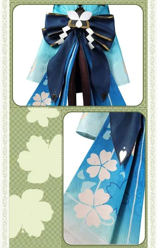 Vista 8 de Kirara - Disfraz de cosplay, traje de rol, vestido de Kirara, traje completo, ropa de anime con peluca