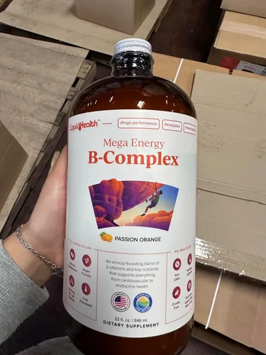 Vista 9 de LIQUIDHEALTH Mega Energy - Complejo B metilado, suplemento vitamínico líquido para adultos, aumenta la energía, alivia el estrés y la fatiga, apoyo