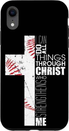 Vista 25 de Fundas de teléfono de béisbol para adolescentes y niños, entrenadores, cristianos, cruz, regalos para iPhone 17