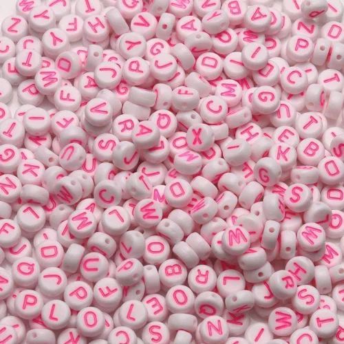 Vista 13 de 900 cuentas acrílicas doradas de letras del alfabeto, letras coloridas del alfabeto, cuentas de cubo negro para pulseras de la amistad y regalos