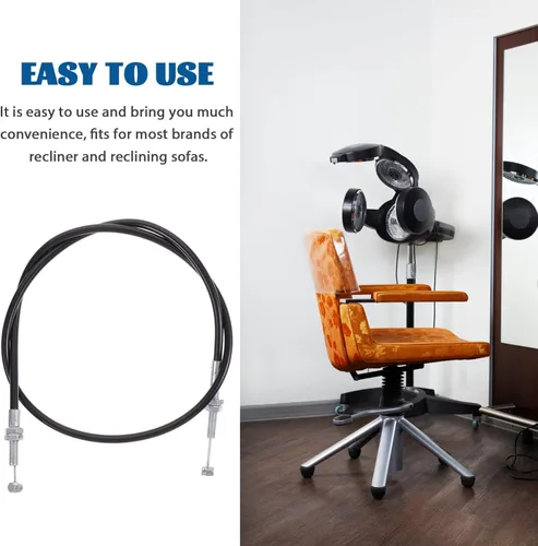 Vista 9 de Beaupretty Reemplazo de mango de cable reclinable para sofá hidráulico y sofá fácil de instalar, compatible con marcas de sillas reclinables y sillas