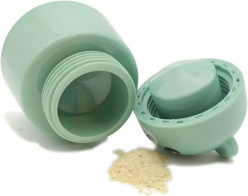 Vista 5 de CoaGu triturador de píldoras con forma de oso para personas mayores - Cumple con la FDA, polvo fino, sin BPA, de ABS, fácil de agarrar y limpiar