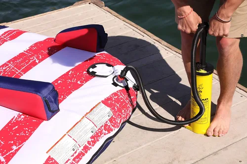 Vista 6 de Airhead Manual Air Pump for Pool and Lake Inflatables Including Mattresses and Towable Tubes