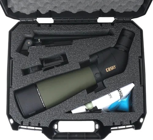 Vista 2 de Case Club Funda de transporte precortada para GoSky 20-60x80 HD Spotting Scope