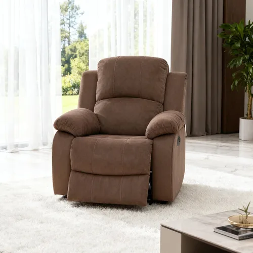 Vista 27 de Juego de sofá seccional reclinable manual, juegos de muebles de sala de estar, sofá seccional en forma de L y 2 sillas, cómodo sofá reclinable