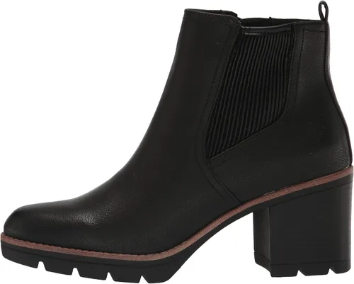 Vista 8 de Naturalizer Womens Madalynn Gore Lug Sole Heeled Ankle Bootie