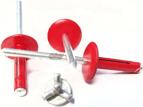 Vista 13 de Pernos Pop Explosivos Negros de 3/16 Pulgadas, Mandril de Aluminio de Cabeza Grande de Tres Pliegues, Rango de Agarre de.040 -.354