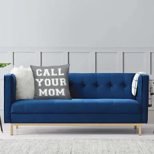 Vista 7 de Call Your MOM - Fundas de almohada de tela de terciopelo con estampado 3D, adecuadas para dormitorio, sala de estar, suelo, banco, regalo