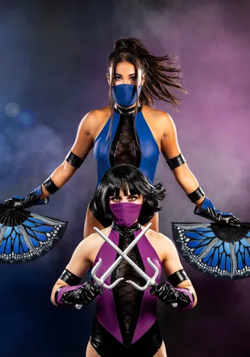 Vista 12 de Disfraz de Mujer Mileena Mortal Kombat Multicolor
