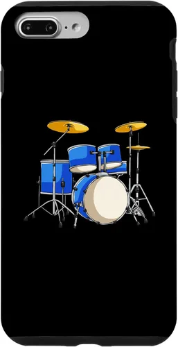 Vista 9 de Funda para iPhone 15 Drum Set Drums Rock Music Drummer