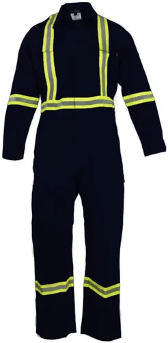 Vista 38 de Overol de alta visibilidad resistente al fuego (FR) 88 % algodón 12 % nailon