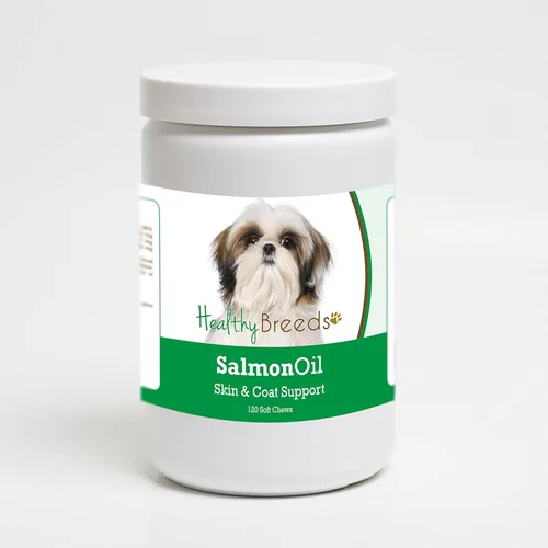 Vista 340 de Healthy Breeds Affenpinscher - Masticables suaves de aceite de salmón, 90