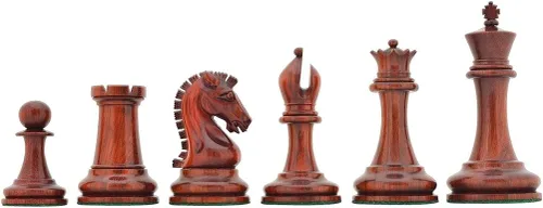 Vista 2 de CHESSBAZAAR Piezas de ajedrez The Sinquefield Cup 2017 Reproducido 3.75" King Original Craftsman Juego de Ajedrez Doble Pesado Piezas Bud